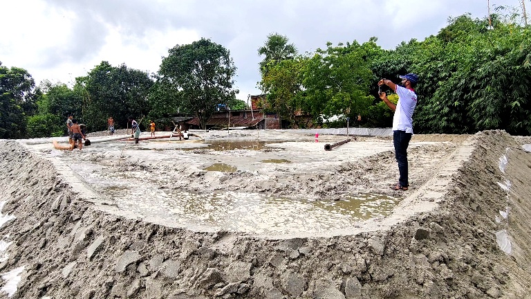 উত্তোলন করা বালু
