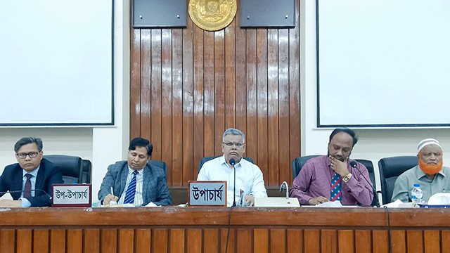 সেশনজট নিরসনে কার্যকর পদক্ষেপ নেয়ার ঘোষণা রাবি উপাচার্যের