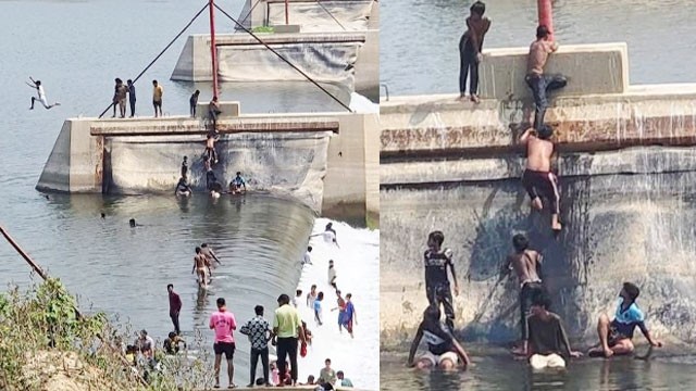 মহানন্দা রাবার ড্যামে মানুষের ভিড়, ঝুঁকি এড়াতে পুলিশের টহল শুরু