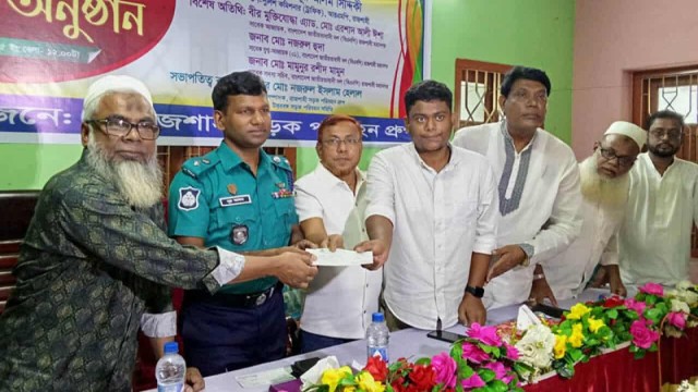 রাজশাহী সড়ক পরিবহন গ্রুপের মানবিক উদ্যোগ, মরন্নোত্তর চেক বিতরণ