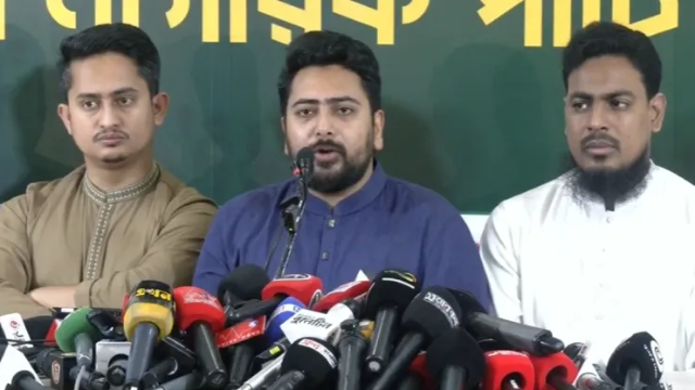 স্থানীয় সরকার নির্বাচনে এককভাবে অংশ নেবে এনসিপি: নাহিদ ইসলাম