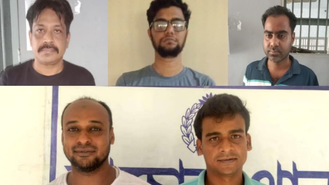 চাঁপাইনবাবগঞ্জে ছাত্রলীগ-আ.লীগ-যুবলীগের পাঁচ নেতা গ্রেফতার