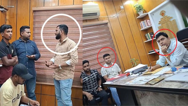 অনিয়মের ভিডিও ধারণ করায় সাংবাদিকের মোবাইল কেড়ে নিলেন পাসপোর্ট অফিসের কর্মচারী