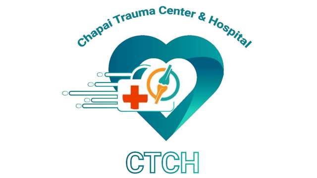 ছবিঃ চাঁপাই ট্রমা সেন্টার এন্ড হাসপাতালের লোগো