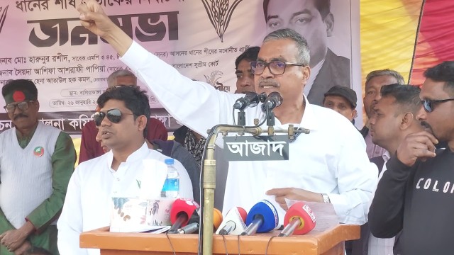 আমরা জাল ভোট দেব না, জাল ভোট দিতেও দেব না: বিএনপি প্রার্থী হারুনুর রশীদ