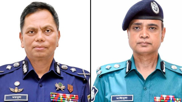 সরানো হলো আইজিপি ও ডিএমপি কমিশনারকে