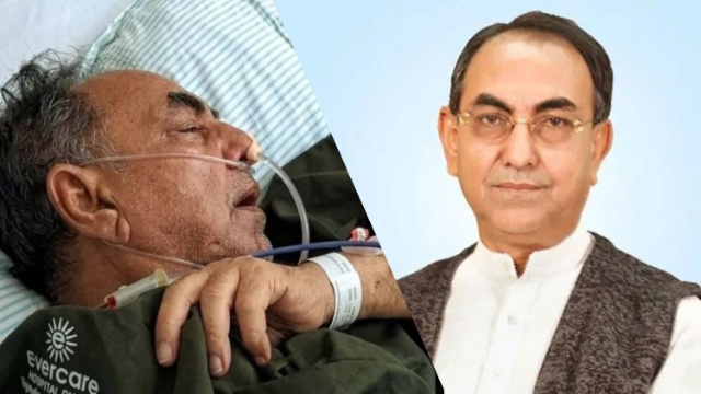 উন্নত চিকিৎসার জন্য সিঙ্গাপুরে নেওয়া হচ্ছে মির্জা আব্বাসকে