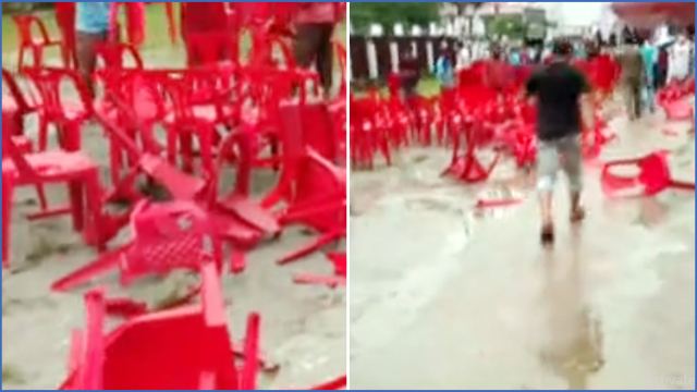 গোপালগঞ্জে এনসিপির সমাবেশ মঞ্চে নিষিদ্ধ ছাত্রলীগের হামলা