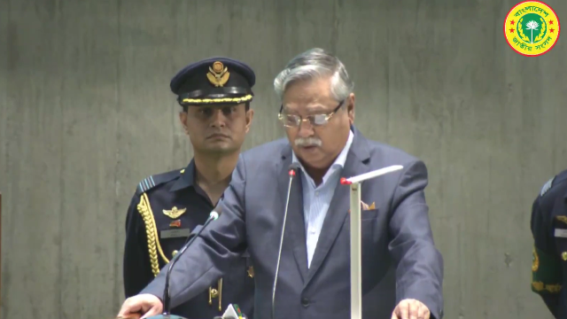 রাষ্ট্রপতির ভাষণে টেবিল চাপড়ে অভিনন্দন জানালেন বিএনপি এমপিরা