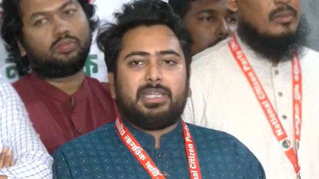 কোনো জোটে যাচ্ছে না জাতীয় নাগরিক পার্টি: নাহিদ ইসলাম