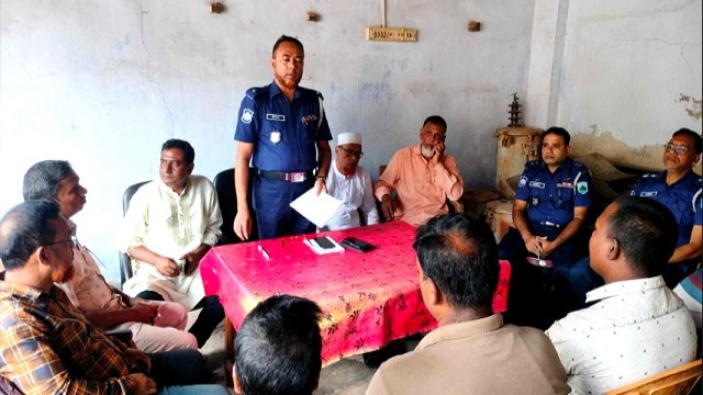 ভোলাহাটে দুর্গাপূজা উপলক্ষে প্রস্তুতি সভা