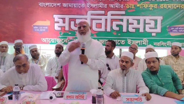 প্রতিশোধ না নেওয়ার কথা জানান জামায়াত আমির