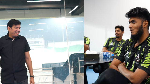 পিএসএলে দুর্দান্ত পারফরম্যান্সে রিশাদ হোসেনকে সোনায় মোড়ানো আইফোন উপহার