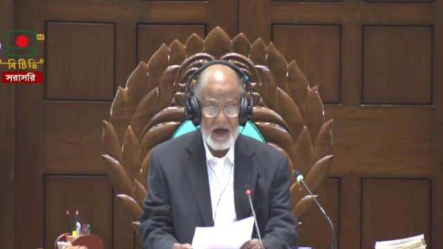 ত্রয়োদশ জাতীয় সংসদে সভাপতির প্রস্তাবে সমর্থন পেলেন ড. খন্দকার মোশাররফ হোসেন