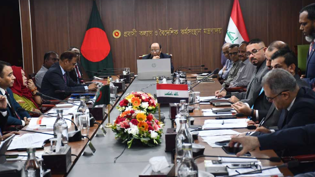 বাংলাদেশ থেকে কর্মী নেবে ইরাক, চুক্তি সই